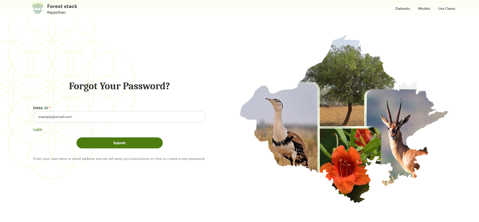 Forgot Password Form